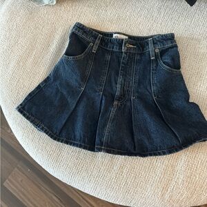 Zara Dark Blue Skater Skirt